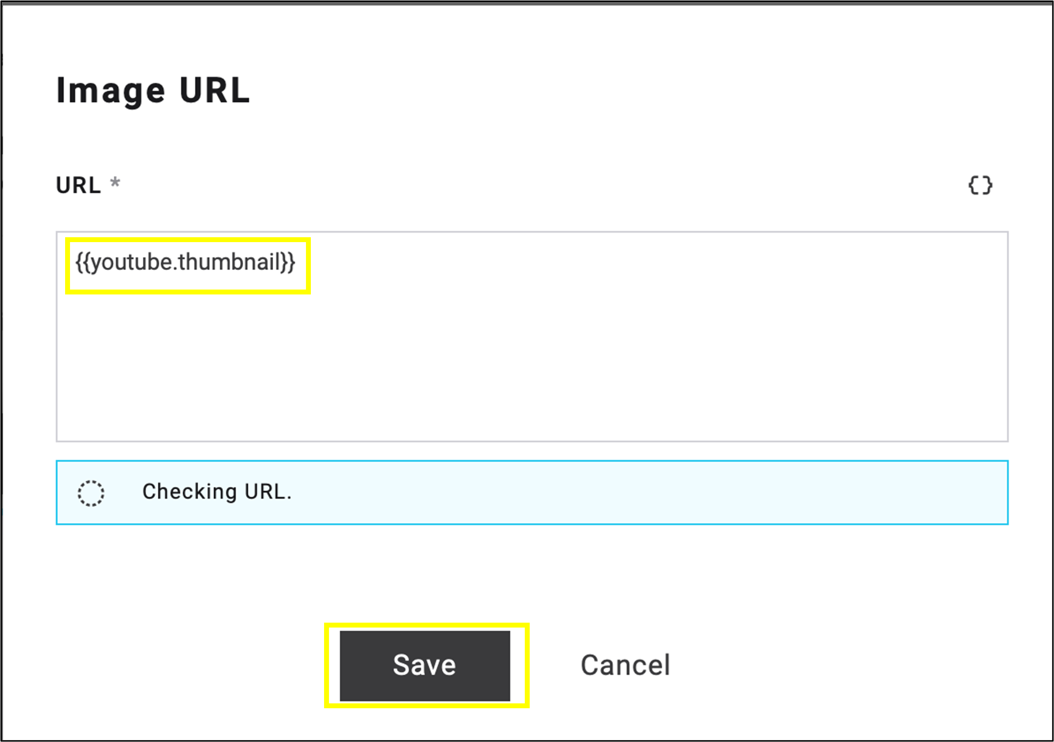 fig. 27: Confirm the parameter in the popup by clicking ’Save’.