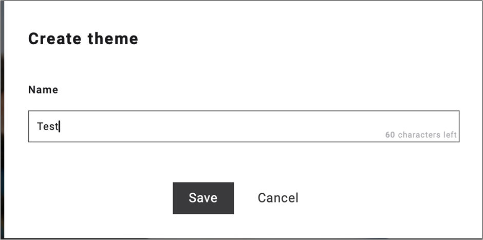 fig. 46: Click ‘Create theme’, enter a name, and save it.