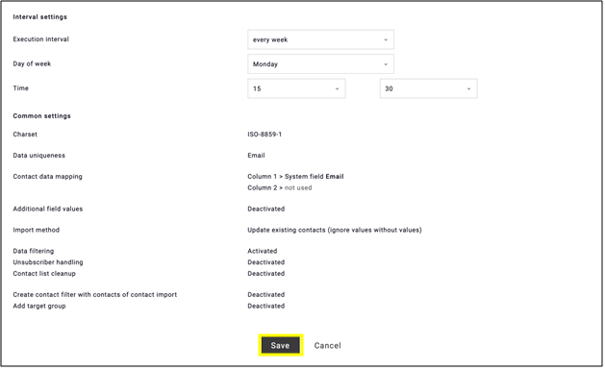 fig. 16: Click ‘Save’ to finish the process.