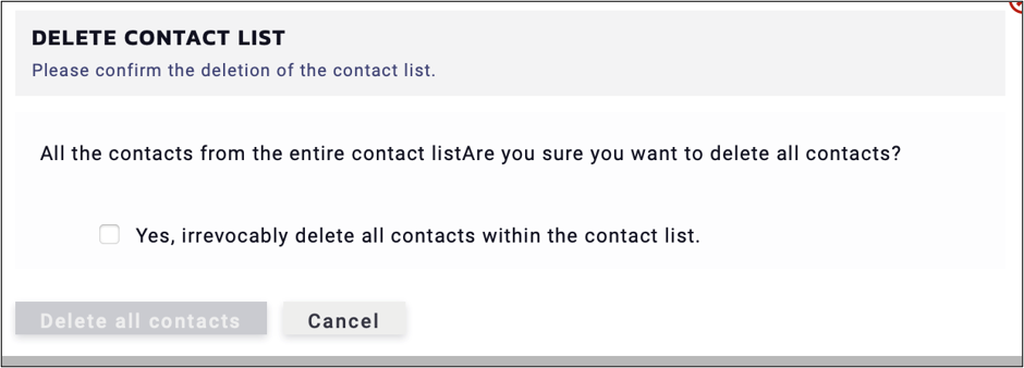 Fig. 3: A warning pop-up window appears to confirm the final deletion of important data.